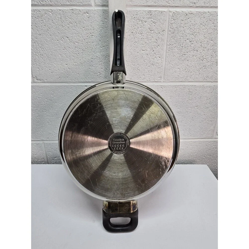 T304 Surgical Stainless Waterless Greaseless 11.5”Saute Pan